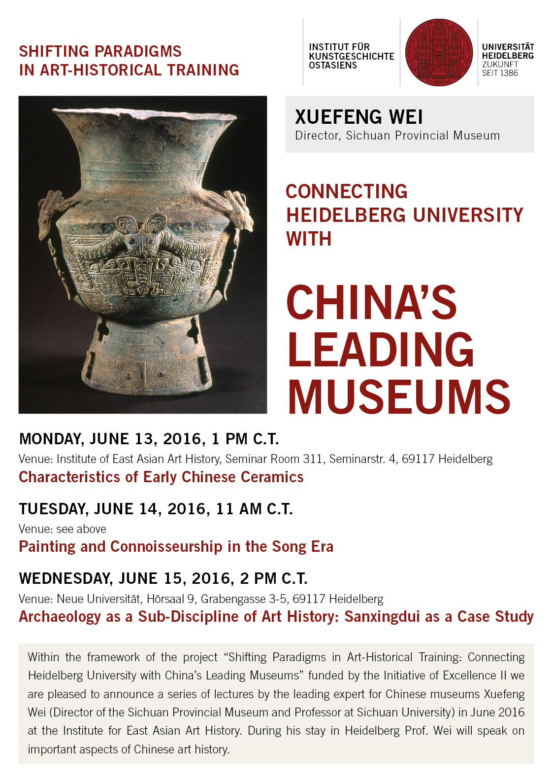 13. – 15. Juni 2016 | Connecting China's Leading Museums